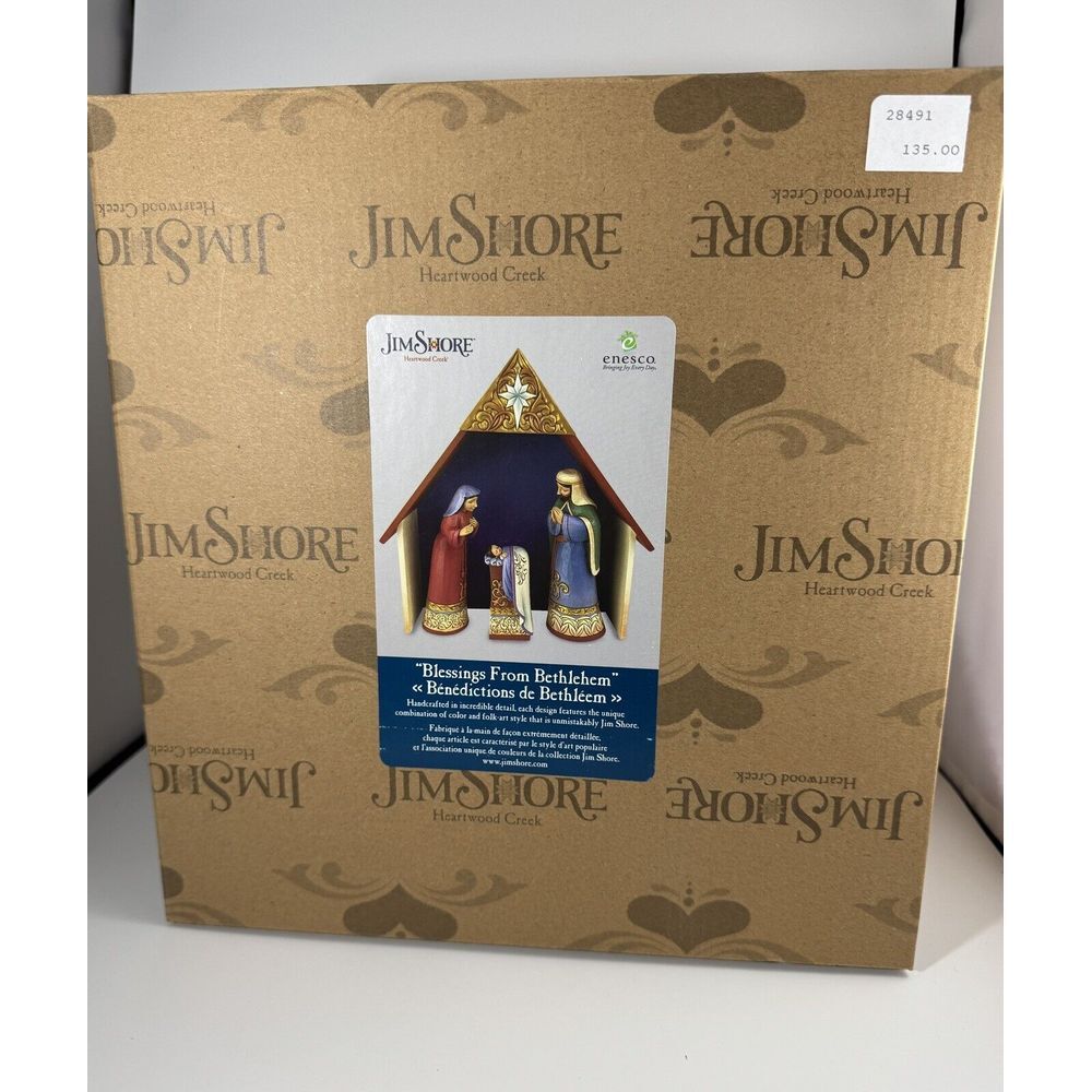 NIB Jim Shore Handcrafted "Blessings From Bethlehem" 2022 Christmas Nativity - Picture 2 of 12